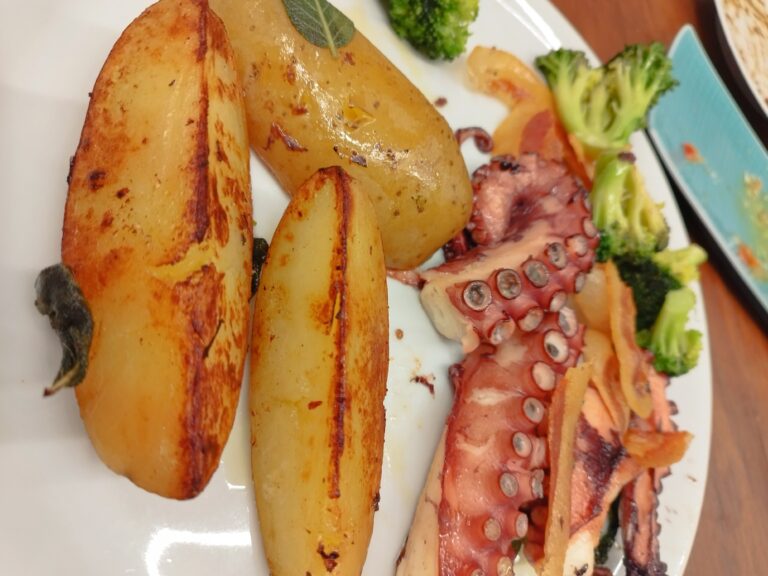 Octopus with Potato and Guanciale